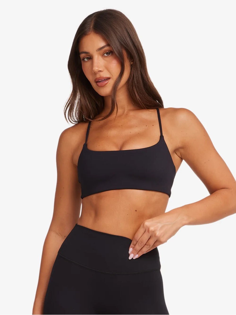 CSB Serenity Laney Crop Top in Black
